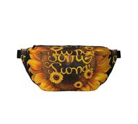 Marsupio con stampa di girasole Blessed to Be Called Nana per uomo e donna, marsupio regolabile, marsupio da viaggio, borsa a tracolla per sport, corsa, escursionismo