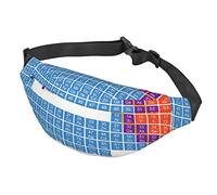 Marsupio con stampa matematica per donne e uomini, grande marsupio alla moda per viaggi, corsa, marsupio unisex, Tavola periodica chimica, Taglia unica