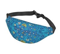 Marsupio con stelle meravigliose e brillanti, per sport, con fibbie regolabili, per ciclismo e corsa, Come nella foto, Taglia unica, Zaino da escursionismo