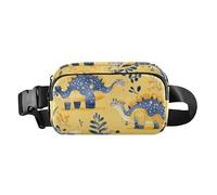 Marsupio con tracolla regolabile, per donne e uomini, per carnevale e martedì grasso, con fiori e monete, grande capacità, per shopping, sport, lavoro, 09, 1 Size