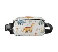 Marsupio con tracolla regolabile, per donne e uomini, per carnevale e martedì grasso, con fiori e monete, grande capacità, per shopping, sport, lavoro, 08, 1 Size