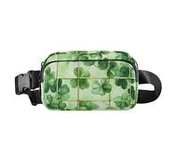 Marsupio con tracolla regolabile, per donne e uomini, per carnevale e martedì grasso, con fiori e monete, grande capacità, per shopping, sport, lavoro, 15, 1 Size