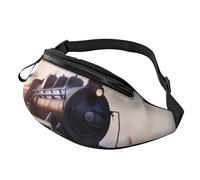 Marsupio con treno a vapore Depart Tramonto per le donne e gli uomini borsa a tracolla marsupio alla moda piccolo marsupio da esterno