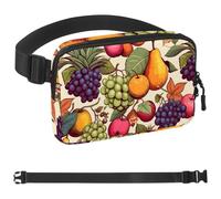 Marsupio con vari frutti per il Ringraziamento-512, marsupio per uomini e donne, marsupio con tracolla regolabile, alla moda, borsa a tracolla ovunque, per viaggi all'aperto, corsa, escursionismo,