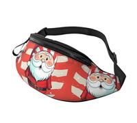 Marsupio con vista rurale al tramonto, per uomo e donna, alla moda, regolabile, per viaggi, sport, passeggiate, Uomo di Natale carino, Taglia unica