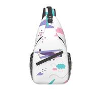 Marsupio da aereo per uomo e donna, cintura regolabile, casual, marsupio per viaggi, sport, corsa, escursionismo, marsupio, Nero , Taglia unica