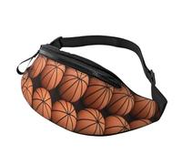 Marsupio da basket alla moda arancione | Marsupio e marsupio | Marsupio regolabile per donne e uomini | Cerniera sicura | Leggero e compatto | Perfetto per viaggi, sport, escursionismo, attività