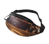 Marsupio da basket per uomo e donna, impermeabile, sportivo, alla moda, borsa a tracolla con tracolla regolabile, grande borsa a tracolla per viaggi ed escursioni