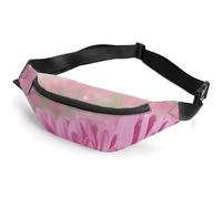 Marsupio da cintura per donne e uomini, marsupio con cinghia regolabile, bellissima borsa a tracolla con isola in mare, piccola borsa a tracolla, Fiore, 36*15cm