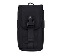 Marsupio da cintura per telefono tattica custodia tattica borsa tattica marsupio per zaini cintura, Nero