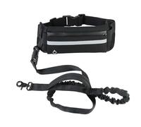 Marsupio da corsa con striscia riflettente guinzaglio da passeggio per il cane per jogging notturno con guinzaglio per attività all'aperto