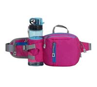 Marsupio da corsa da uomo Borsa a tracolla a tracolla Sport all'aria aperta Trekking Custodia for telefono Donna City Running Fitness Ciclismo Marsupi in nylon per Viaggio(B-rose red)