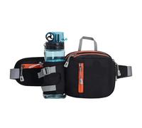 Marsupio da corsa da uomo Borsa a tracolla a tracolla Sport all'aria aperta Trekking Custodia for telefono Donna City Running Fitness Ciclismo Marsupi in nylon per Viaggio(B-black)