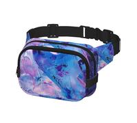 Marsupio da corsa per donne e uomini, borsa a tracolla, marsupio, astratto colorato con simbolo Yin Yang, Multicolore, Taglia unica, Cintura per soldi