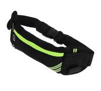 Marsupio da Corsa Unisex Nero in Nylon per Viaggio | Design Ergonomico Antitaccheggio, Uso Outdoor e Viaggio, Cintura Regolabile, per Uomini e Donne
