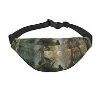 Marsupio da donna a forma di donnola, con cintura regolabile, Orsi neri., Taglia unica