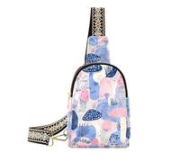 Marsupio da donna a forma di fungo pastello alla moda leggero per il viaggio