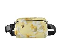 Marsupio da donna a tracolla multiuso Marsupio marsupio Croose Body Purse per corsa, rustico narciso giallo, Colore 01, 1 Size