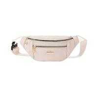 Marsupio da donna alla moda, con cinghia regolabile per viaggiare, bianco, 30 cmx14 cmx7 cm, come descrizione