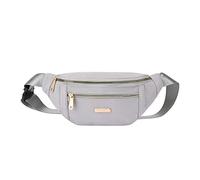 Marsupio da donna alla moda, con cinghia regolabile per viaggiare, Grigio, 30 cmx14 cmx7 cm, come descrizione