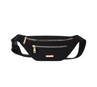 Marsupio da donna alla moda, con cinghia regolabile per viaggiare, Nero , 30 cmx14 cmx7 cm, come descrizione