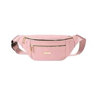 Marsupio da donna alla moda, con cinghia regolabile per viaggiare, rosa, 30 cmx14 cmx7 cm, come descrizione