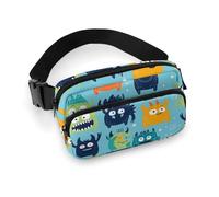 Marsupio da donna, alla moda, con stampa di fate, alla moda