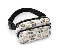 Marsupio da donna, alla moda, con stampa di koala