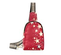 Marsupio da donna alla moda con stelle rosse 4 luglio, antifurto, da viaggio, per il giorno pack, stelle rosse 4 luglio, 1 taglia, Stars Red 4 luglio, 1 size