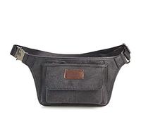 Marsupio da donna alla moda per equitazione, da uomo, in vera pelle, grande capacità, borsa a tracolla per telefono, organizer da petto per viaggi, corsa, escursionismo, ciclismo, regolabile, leggero Marrone