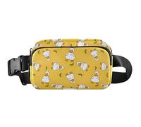 Marsupio da donna carino impermeabile marsupio hip pack divertente anatra gialla borsa a tracolla in vita, divertente giallo anatra, 20,3 x 13,5 x 5,8 cm, divertente carino, divertente giallo anatra