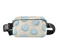 Marsupio da donna carino impermeabile marsupio hip pack trendy pallavolo giallo crossbody marsupio trendy pallavolo giallo, 20,3 x 13,5 x 5,8 cm, divertente carino, giallo pallavolo alla moda, 20,3 x