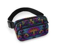 Marsupio da donna, con mandala indiani, libellula, cintura, borsa a tracolla da donna, alla moda