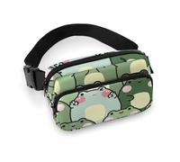 Marsupio da donna, con rana timida, borsa a tracolla, alla moda