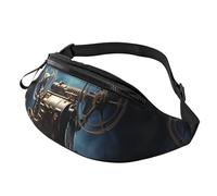 Marsupio da donna con scritta "Notte stellata" delle montagne, alla moda, regolabile, per allenamento, corsa, viaggi, stile casual, Vecchio Proiettore, Taglia unica