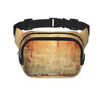 Marsupio da donna con stampa di mattoni antichi usurati con cinghia regolabile per viaggi, escursionismo, ciclismo