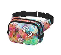 Marsupio da donna, da uomo, a tracolla, per viaggi, corsa, marsupio con farfalle magiche