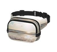 Marsupio da donna e uomo, a forma di cuore, romantico, da spiaggia, con cinghie regolabili, borsa a tracolla da viaggio, nero, taglia unica, Nero , Taglia unica