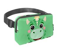 Marsupio da donna e uomo, impermeabile, a tracolla, con cinghia regolabile, per corsa, allenamento, viaggi, schizzi di vernice con dinosauri, Multicolore 6., Taglia unica, Organizer per borse