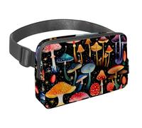 Marsupio da donna e uomo, impermeabile, a tracolla, con cinghia regolabile, per corsa, allenamento, viaggi, margherita, farfalla, corgi, cane, Multicolore 15., Taglia unica, Organizer per borse