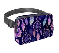 Marsupio da donna e uomo, impermeabile, a tracolla, con cinghia regolabile, per corsa, allenamento, viaggi, pesce spada blu mare, Multicolore 20, Taglia unica, Organizer per borse