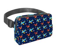 Marsupio da donna e uomo, impermeabile, a tracolla, con cinghia regolabile, per corsa, allenamento, viaggi, sistema solare, Multicolore 15., Taglia unica, Organizer per borse