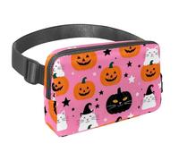 Marsupio da donna e uomo, impermeabile, a tracolla, con cinghia regolabile, per corsa, allenamento, viaggi, zampe di gatto, Multicolore 9, Taglia unica, Organizer per borse