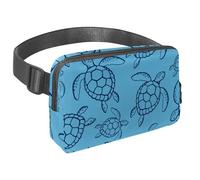 Marsupio da donna e uomo, impermeabile, a tracolla, con cinghia regolabile, per corsa, allenamento, viaggi, coccinelle rosse e fiori, Multicolore 5., Taglia unica, Organizer per borse
