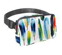 Marsupio da donna e uomo, impermeabile, a tracolla, con cinghia regolabile, per corsa, allenamento, viaggi, aereo retrò, Multicolore 12., Taglia unica, Organizer per borse