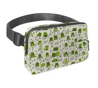 Marsupio da donna e uomo, impermeabile, a tracolla, con cinghia regolabile, per corsa, allenamento, viaggi, farfalle colorate, Multicolore 20, Taglia unica, Organizer per borse