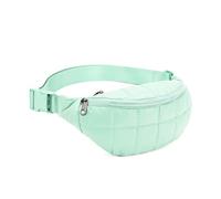 Marsupio da donna e uomo, piccola borsa a tracolla con cinghia regolabile per corsa, escursionismo, viaggi, sport, Verde menta, As shown