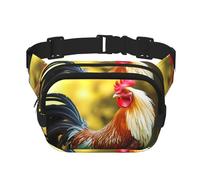 Marsupio da donna e uomo, piccolo marsupio a tracolla alla moda, leggero, con bel gallo, per corsa, allenamento, escursionismo, viaggi