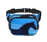 Marsupio da donna e uomo, piccolo marsupio alla moda a tracolla, leggero, borsa da petto con attraversare il fiume a cavallo, per corsa, allenamento, escursionismo, viaggi