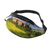 Marsupio da donna, grande borsa a tracolla, alla moda, con due farfalle, da viaggio, Primavera Toscana, Taglia unica